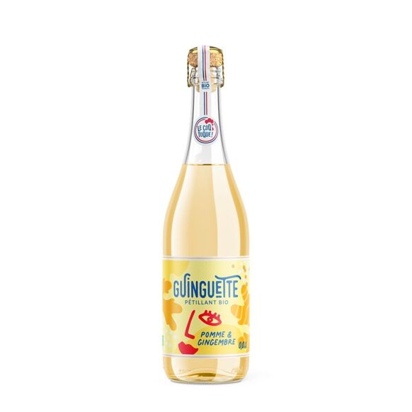 Guinguette Pétillant Pomme Gingembre Bio 75cl – Image 1