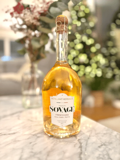 Maison Sovage - FRENCH KISS (verjus, basilic, menthe, thym) 75 cl – Image 1