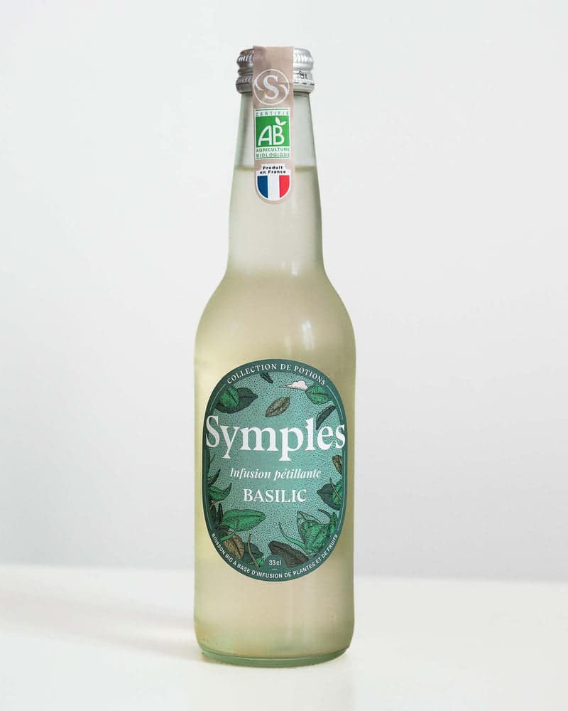 Symples – Infusion de Basilic 33cl - Boissons pétillantes