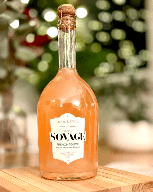 Maison Sovage - FRENCH TOUCH (Pêche, romarin, piment d'espelette) 75cl – Image 1
