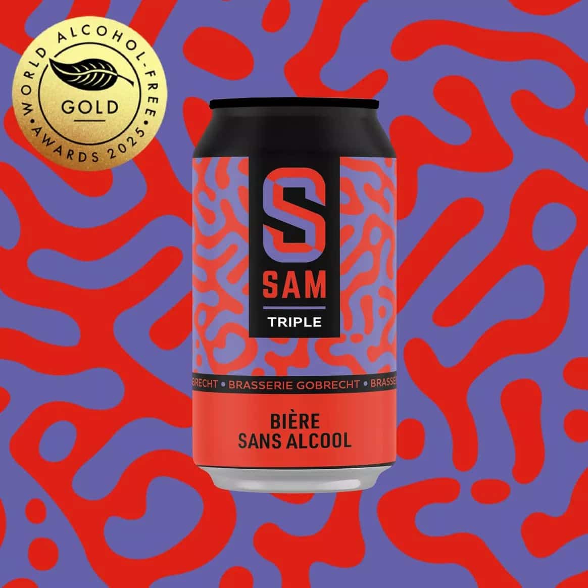 SAM Triple sans alcool 0,5% 33cl – Image 1