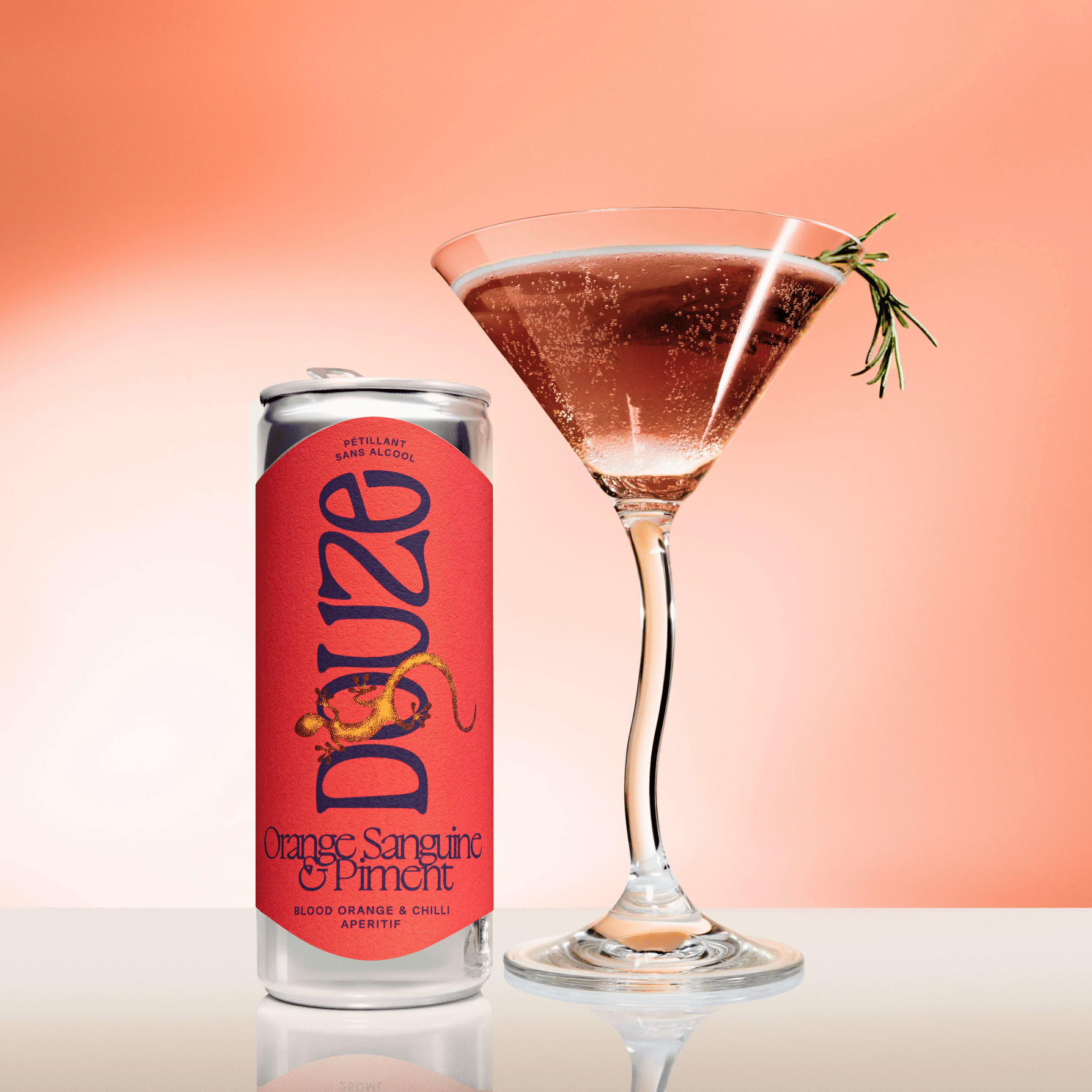 Douze Pétillant Orange sanguine et Piment – 25cl - Jus Pétillant