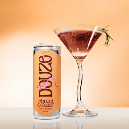 Douze Pétillant Abricot et Zaatar – 25cl - Jus Pétillant
