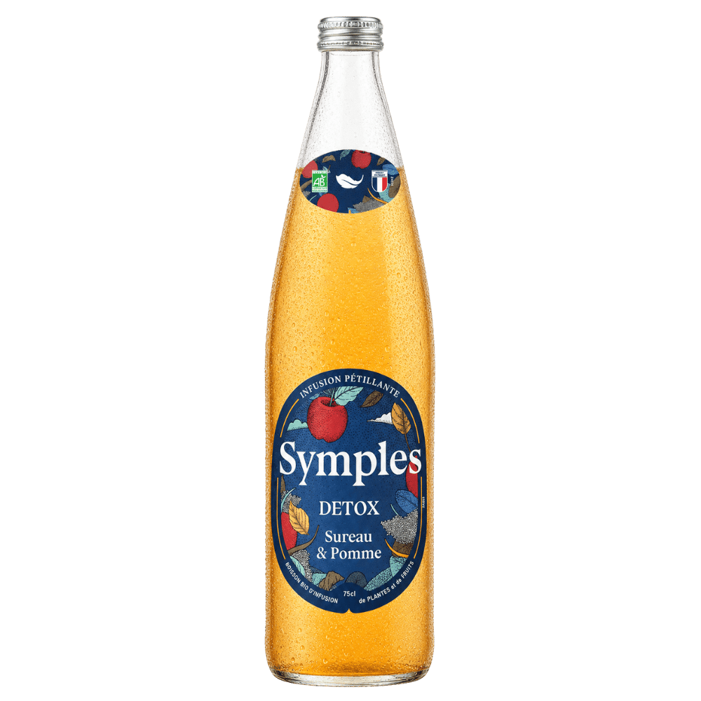 Symples – Infusion Détoxifiante 75cl - Jus Pétillant
